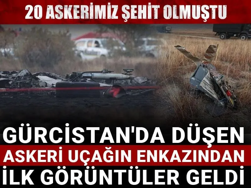 Son Dakika: Gürcistan'da Askeri Uçak Düştü! 20 Şehit!