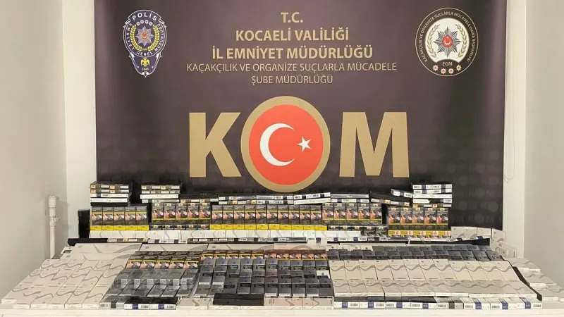 Kocaeli'de Şok Baskın! 700 Paket Kaçak Sigara Ele Geçirildi!