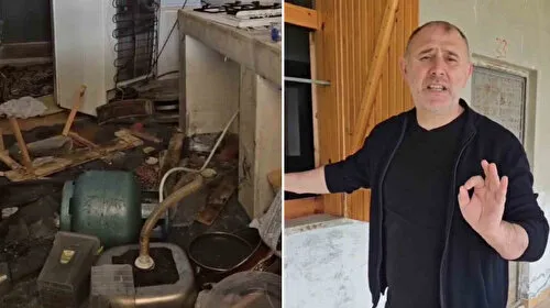 Ayılar bu kez belediye başkanının evine girdi