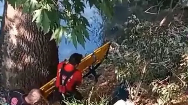 Balıkçı Şelaleden Uçtu! 15 Metrelik Korkunç Düşüş