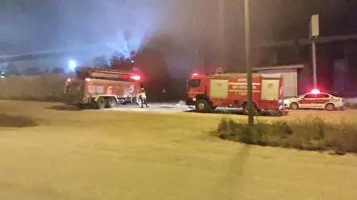 Bursa İnegöl'de Fabrika Yangını! Alevler İçinde Kalan Fabrika!