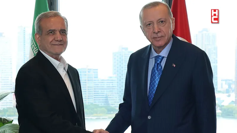 Cumhurbaşkanı Erdoğan, İran Cumhurbaşkanı Mesud Pezeşkiyan ile görüştü