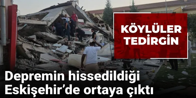 Depremin hissedildiği Eskişehir’de ortaya çıktı: Göreni tedirgin etti