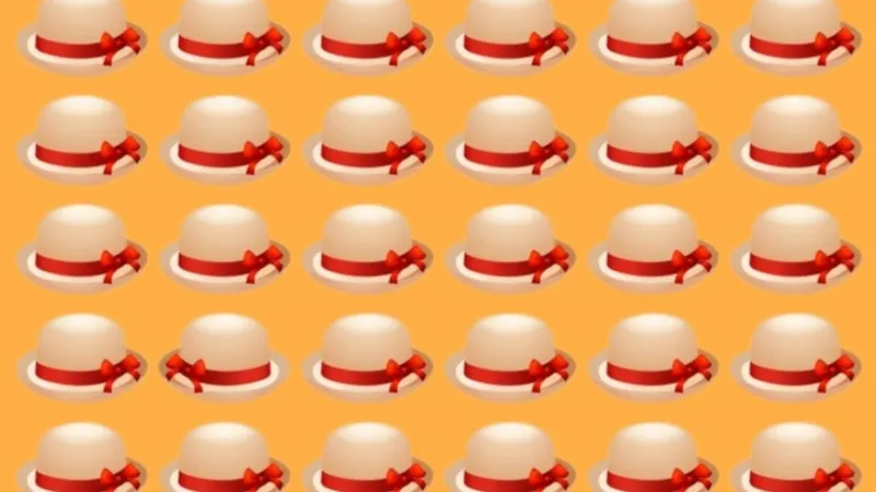 Doğru sonuca ulaşmak için 130 IQ gerekiyor! Resimdeki farklı şapkayı 6 saniyede bulan dahi sayılıyor