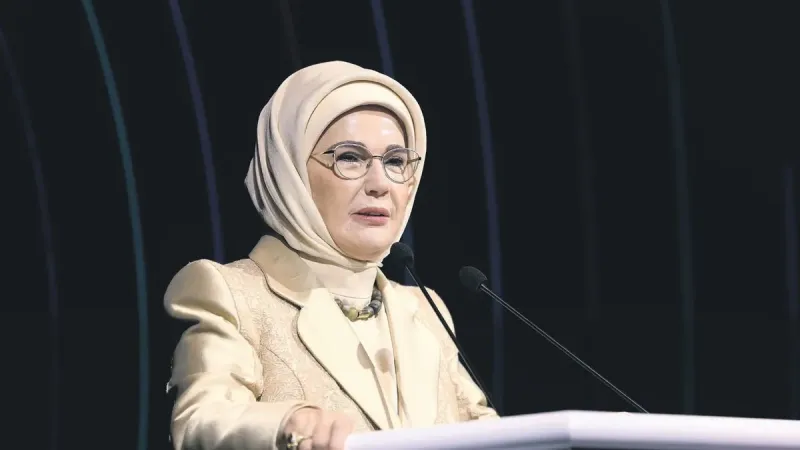 Emine Erdoğan gıda ve su israfına karşı uluslararası çağrı yaptı