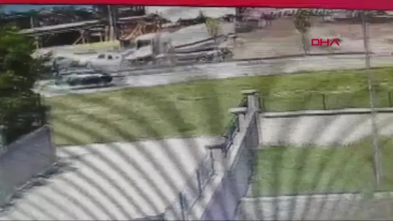 Erzurum'da beton mikseri 8 aracı biçti! O anlara ait görüntüler ortaya çıktı