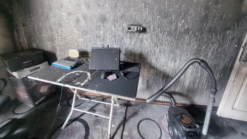 Eski eşinin evini ateşe verdi: Daha sonra teslim oldu!