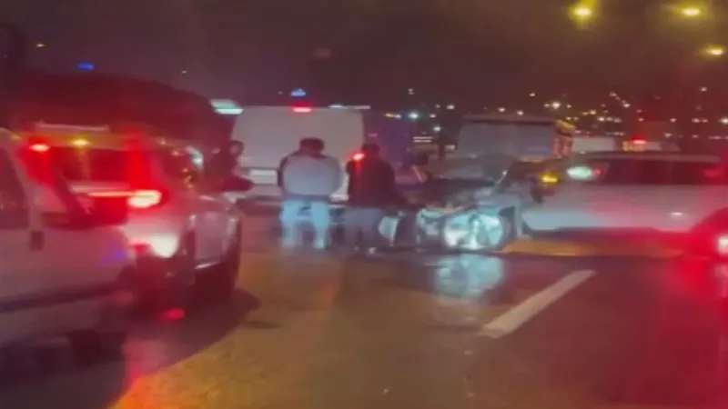 TEM'de Zincirleme Kaza! 17 Araç Birbirine Girdi! Son Durum