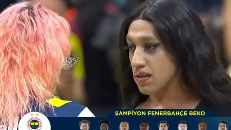 Fenerbahçe Beko şampiyonluk kutlamasında 'travesti şov' isyanı! Taraftarlardan Ali Koç'a tepki yağıyor...