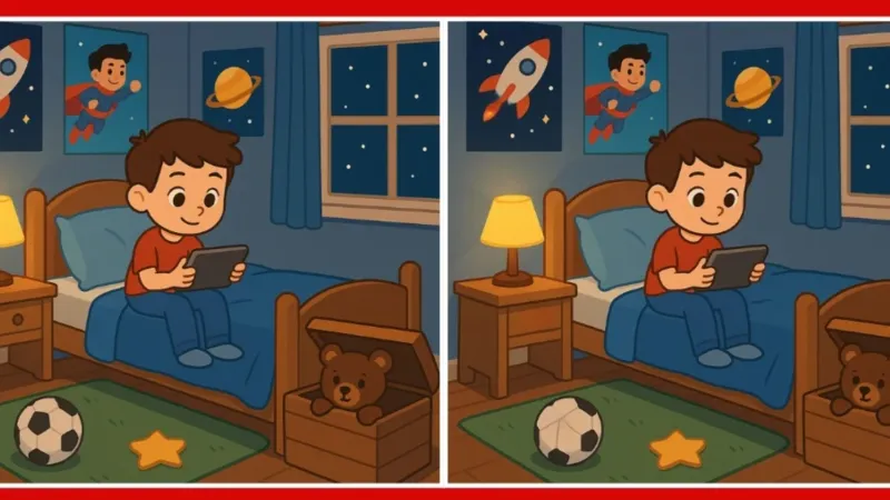 Zeka Testi: Gece Yatakta Tablet Oynayan Çocuklardaki Farkı Bul!