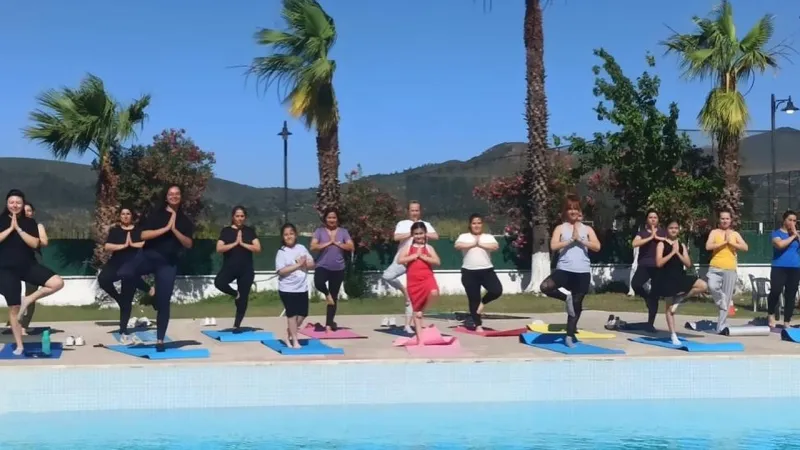 Germencik'te Kadınlar Sporla Sosyalleşiyor