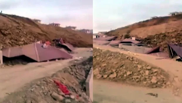 Kahramanmaraş'ta Korkunç Heyelan! 10 Ev Yerle Bir Oldu!