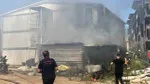 Kocaeli Kartepe’de şantiye yangını