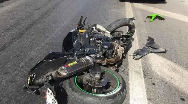 Feci Kaza! Motosiklet Sürücüsü Hayatını Kaybetti!
