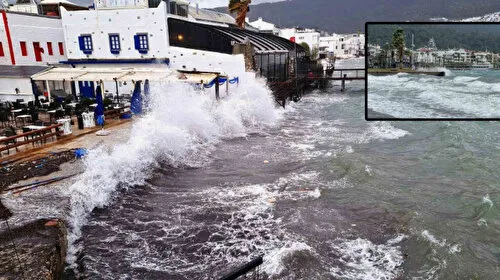 Meteorolojiden Bodrum-Marmaris arası denizde fırtına uyarısı