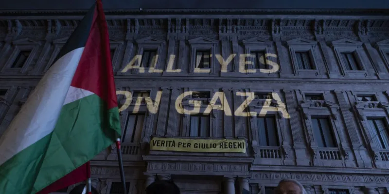 Milano'dan Gazze'ye dayanışma