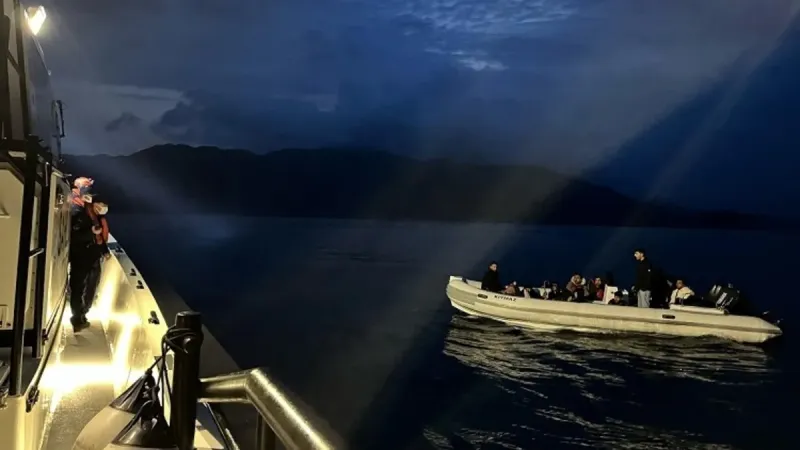 Marmaris'te Göçmen Operasyonu! Sahil Güvenlik Alarmda
