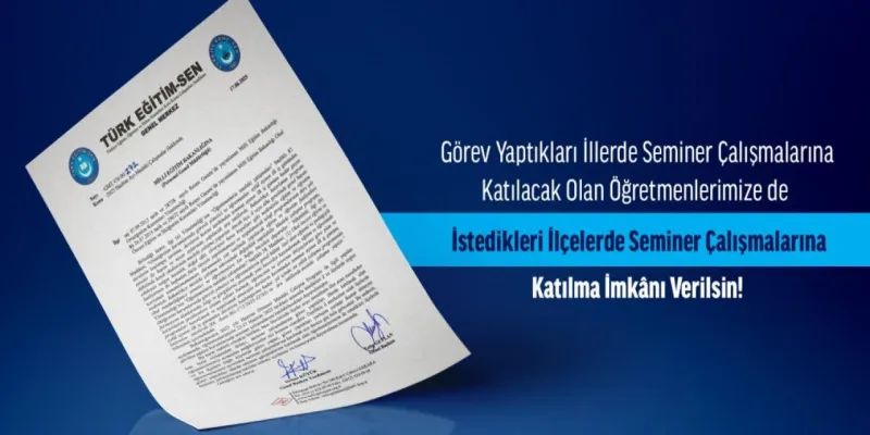 Öğretmen Semineri: İstediğin İlçede Eğitim Almak Mümkün mü? ŞOK!