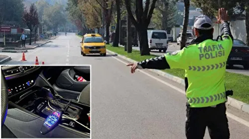 Radar tespit cihazı ve "çakar" ile yakalandı: Ceza yağdı