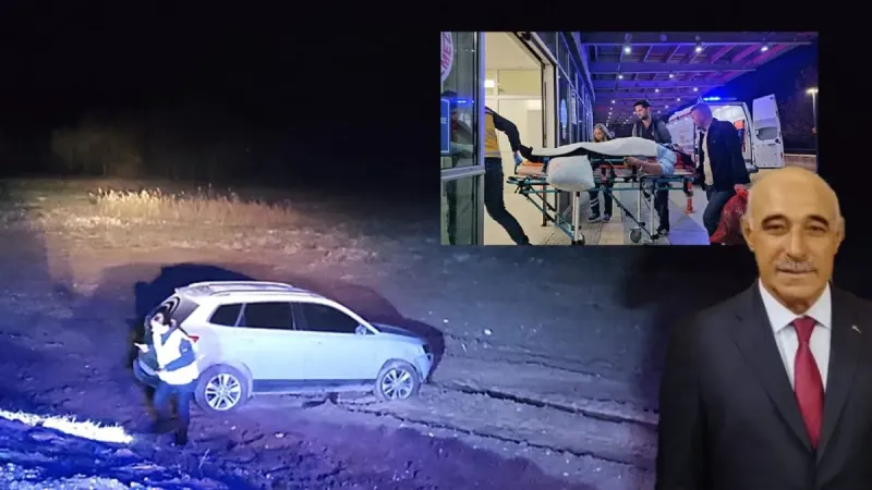 Serinova Belde Belediye Başkanı Salih Çakmak trafik kazasında yaralandı!