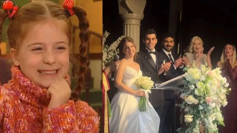 'Sihirli Annem'in 'Çilek'i Zeynep Özkaya evlendi