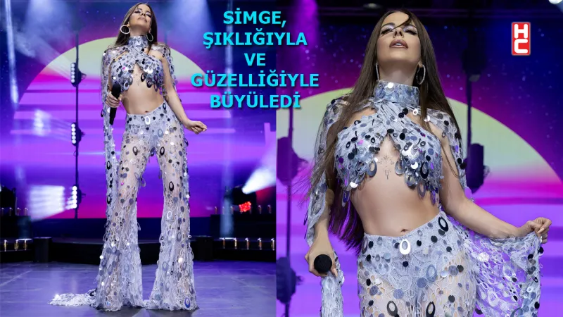 Simge Harbiye'de enerjisi ve sahne performansı ile yine mest etti