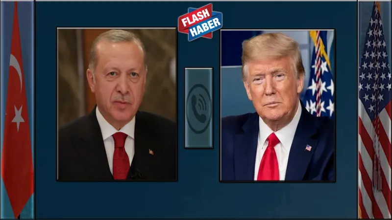 Son Dakika: Cumhurbaşkanı Erdoğan, ABD Başkanı Donald Trump ile görüştü