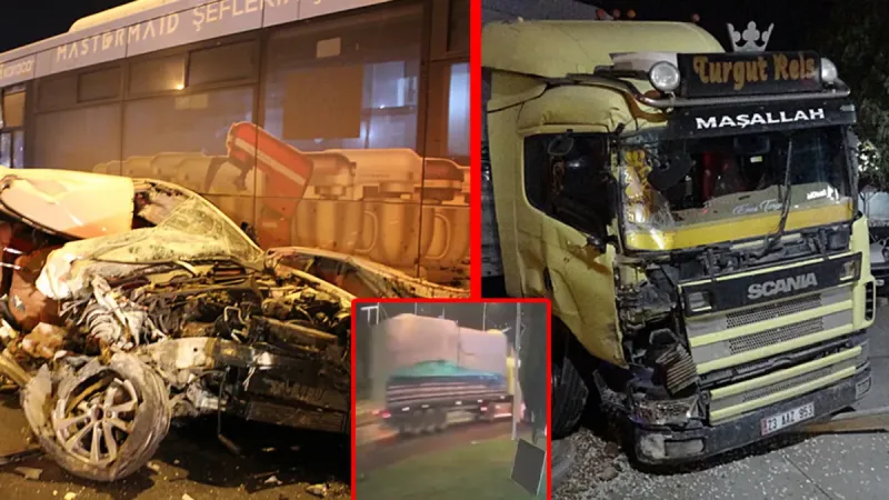 Malatya'da Zincirleme Kaza: 2 Ölü! İşte Kaza Anı Görüntüleri