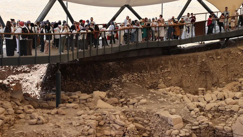 "Tarihin sıfır noktası" Göbeklitepe'de ziyaretçi yoğunluğu