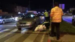 Tavşanlı’da motosiklet kırmızı ışıkta bekleyen otomobillere çarptı: 1 yaralı