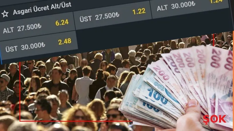 Yasa dışı bahisçiler yeni hedefi buldu: 2026 asgari ücreti üzerine kupon açtılar