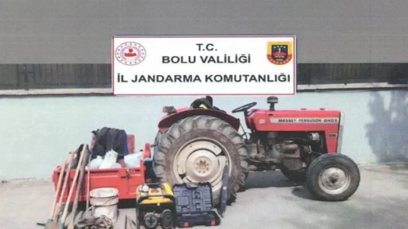 Yer: Bolu! Toprağın altında servet ararken suçüstü yakalandılar